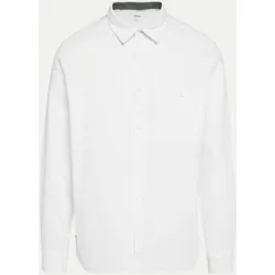 Regular-Fit Hemd mit Struktur Weiß 3XL