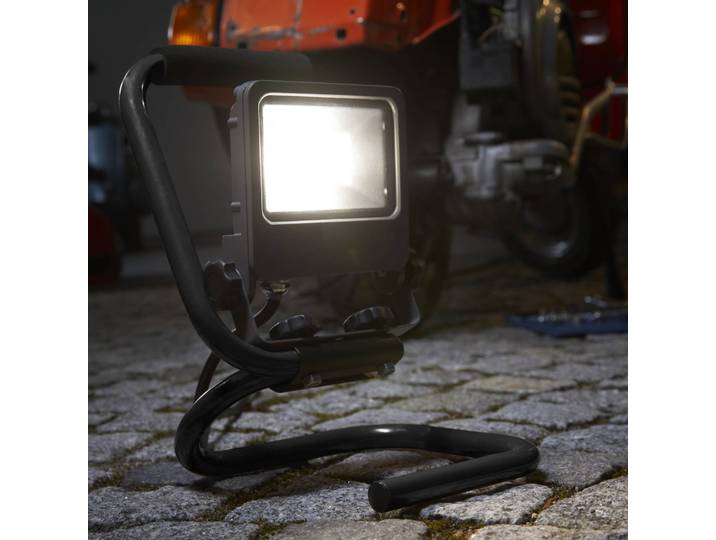 LEDVANCE Worklight LED-Baulampe S-Stand 50W, alu / grau / zink, Aluminium, Modern
