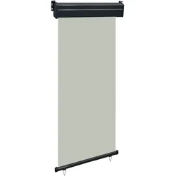 vidaXL Balkon-Seitenmarkise 85x250 cm Grau