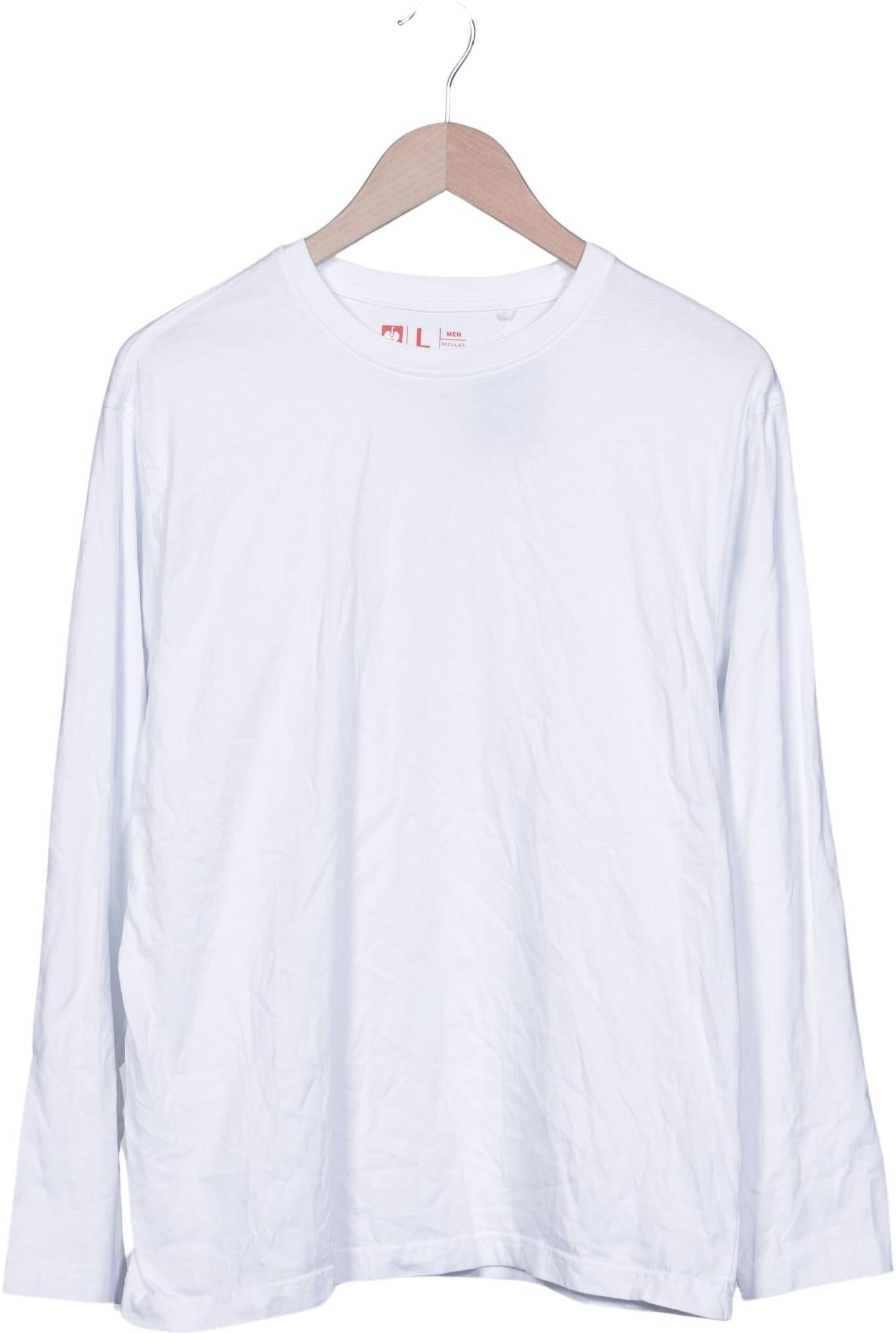 engelbert strauss Herren Langarmshirt, Weiß, Gr. L, Baumwolle - Second Hand