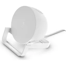 Belkin BoostCharge 3-in-1 Wireless Charger + Ständer + Lautsprecher (10 W), Wireless Charger, Weiss