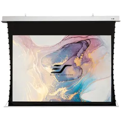 Elite Screens Evanesce Tab Tension (135", 16:9), Leinwand, Weiss