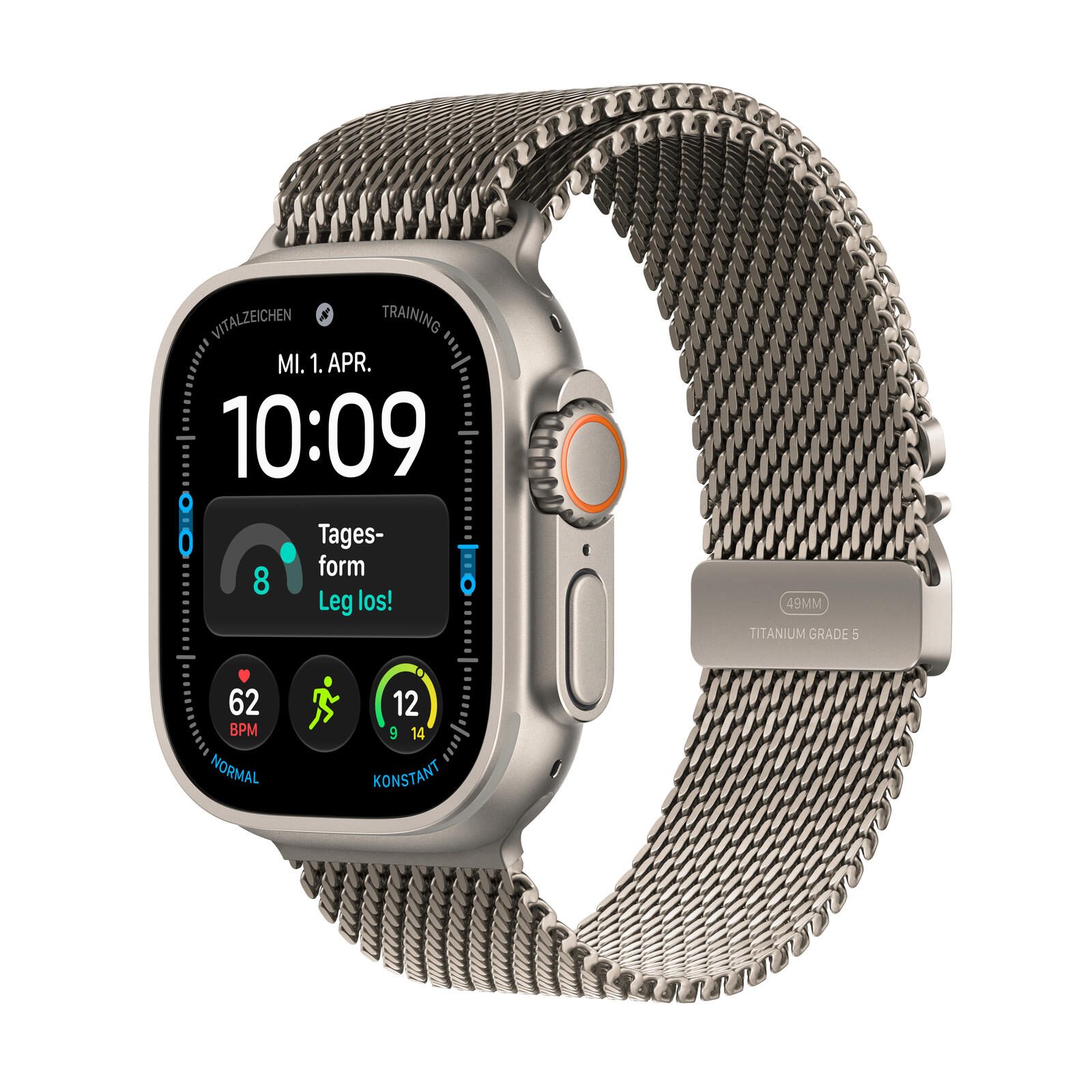 Apple Watch Ultra 4 Titan Natur (GPS + Cellular) 49mm MJA84QF/A