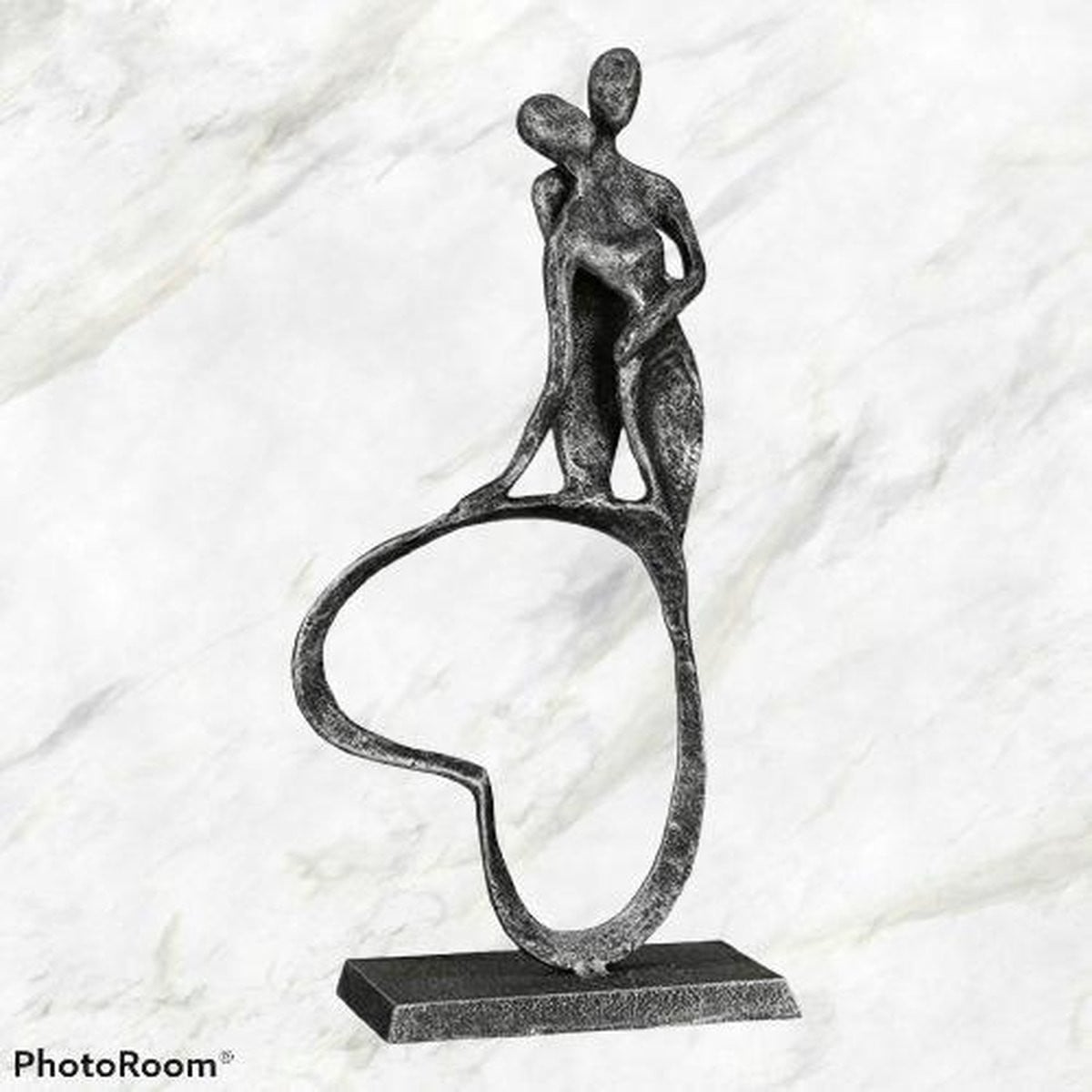 Gilde Handwerk Design Sculptuur Stand by Me Metaal Zilverkleur