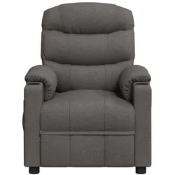 vidaXL Relaxsessel Dunkelgrau Stoff