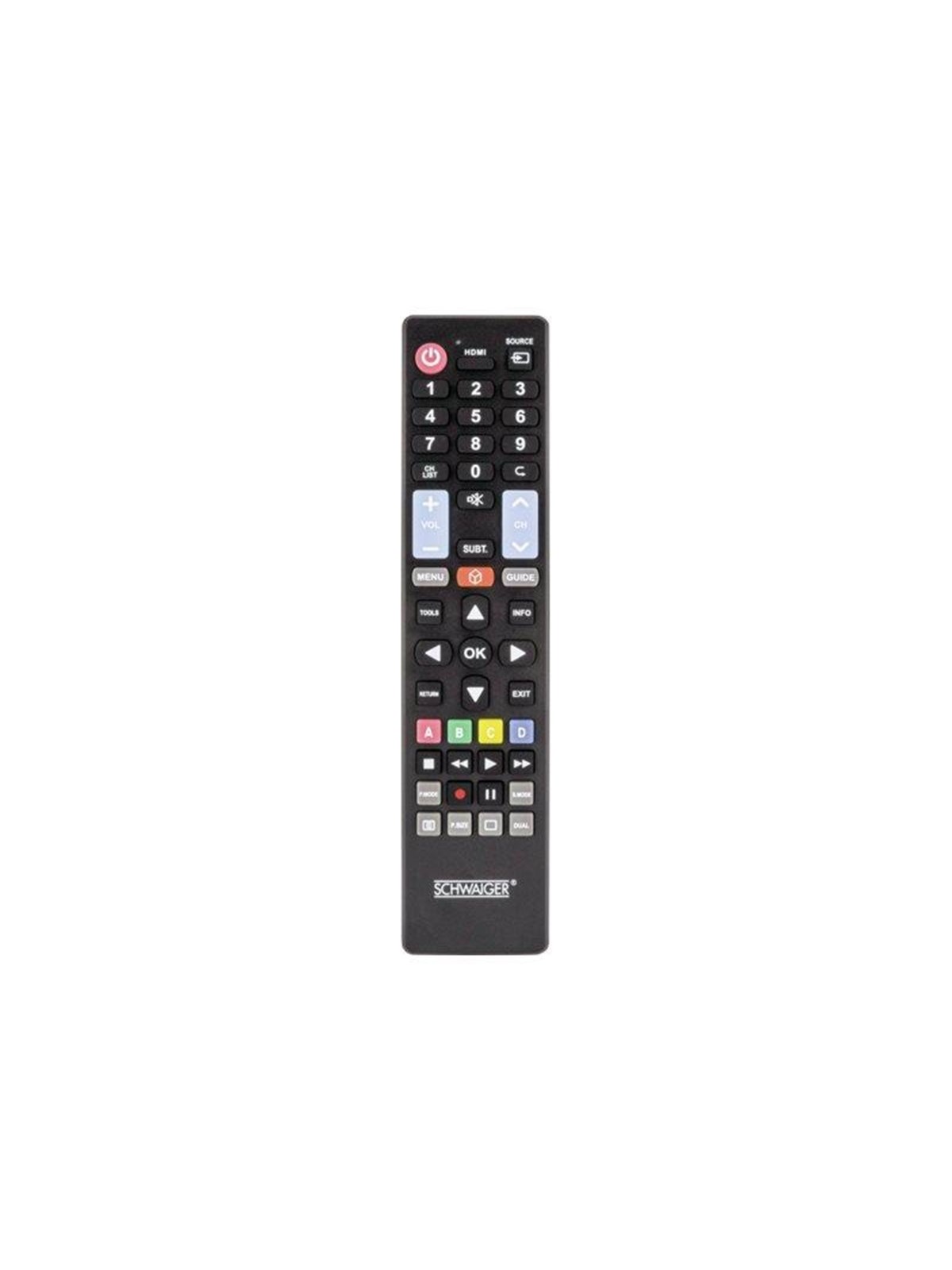 Schwaiger universal remote control - black