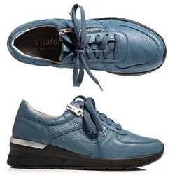 VITAFORM Damen-Sneaker Hirschleder Reißverschluss Sohle Nina
