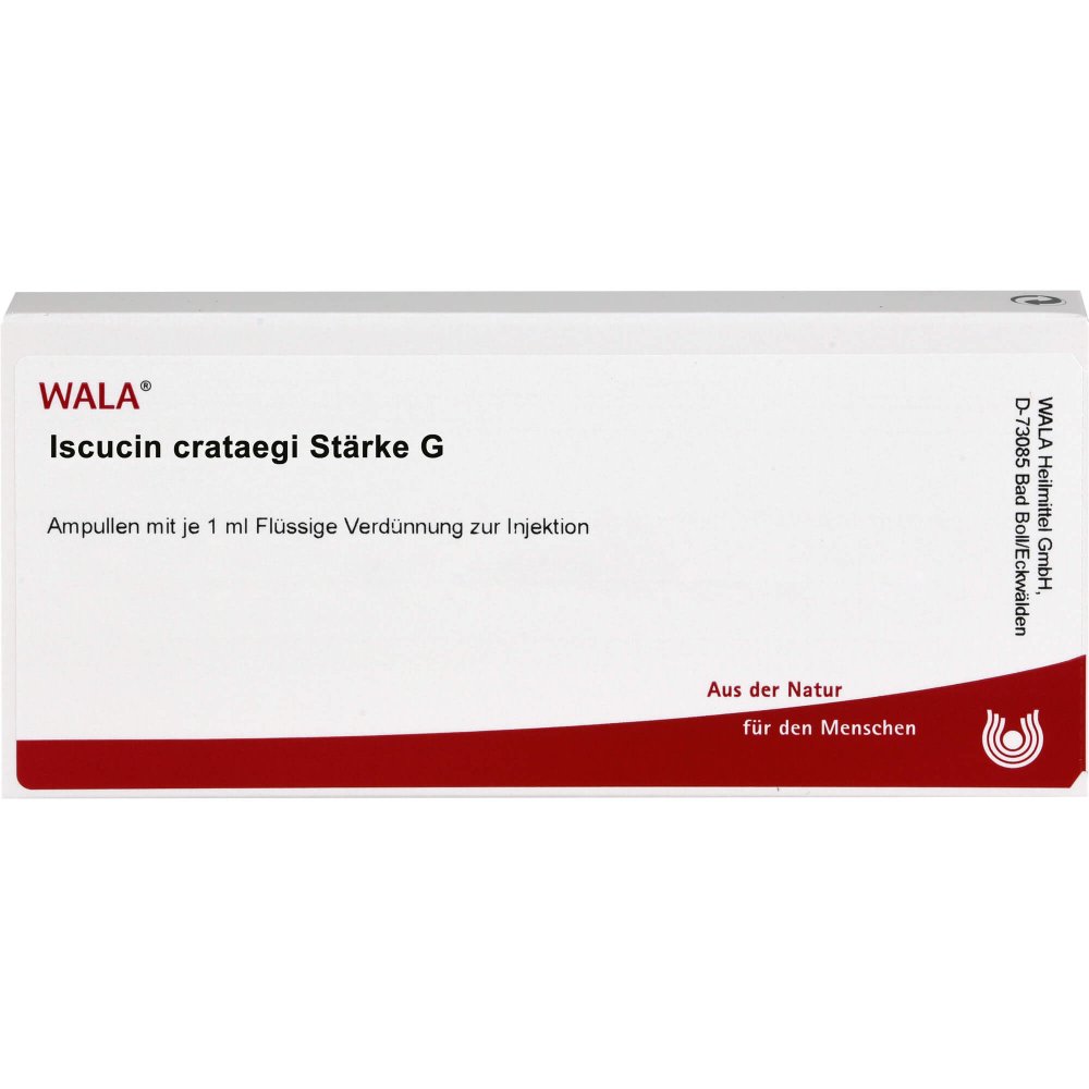WALA Heilmittel GmbH Iscucin Crataegi Stärke G Ampullen 03083334