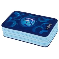 Herlitz Schüleretui »Dolphin Ride« blau, 19.3x11.5x5 cm