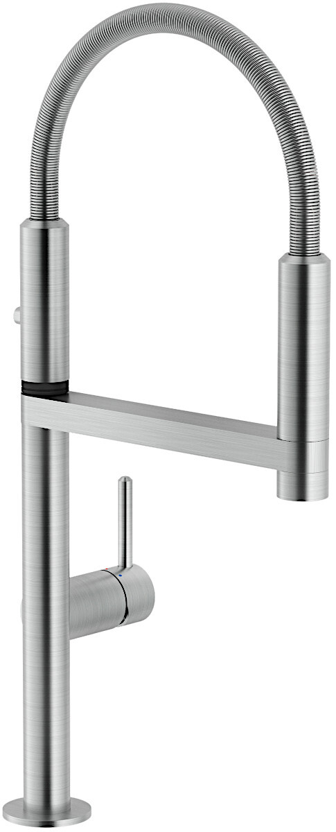 Systemceram Armatur MOVE in Edelstahlfinish