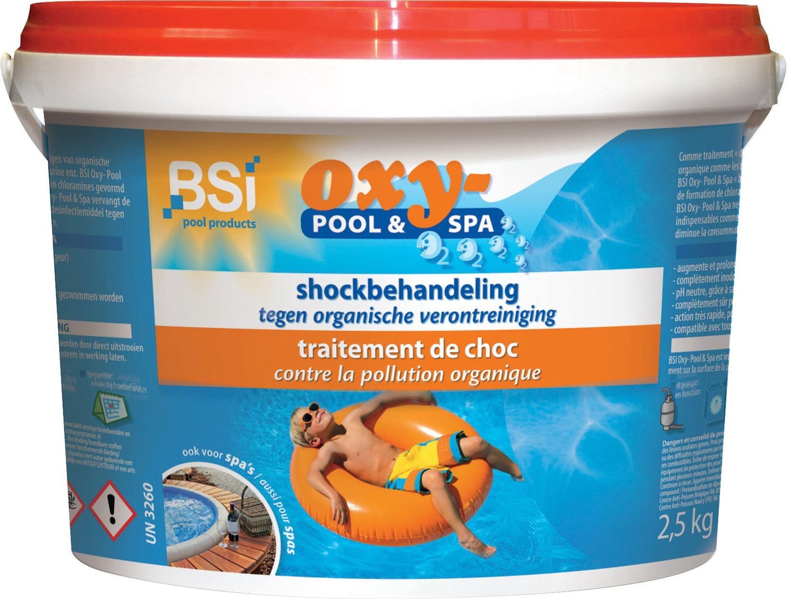 BSI Oxy Pool & Spa 2,5 kg granulaat - Vermindert chloorverbruik en verwijdert verontreinigingen