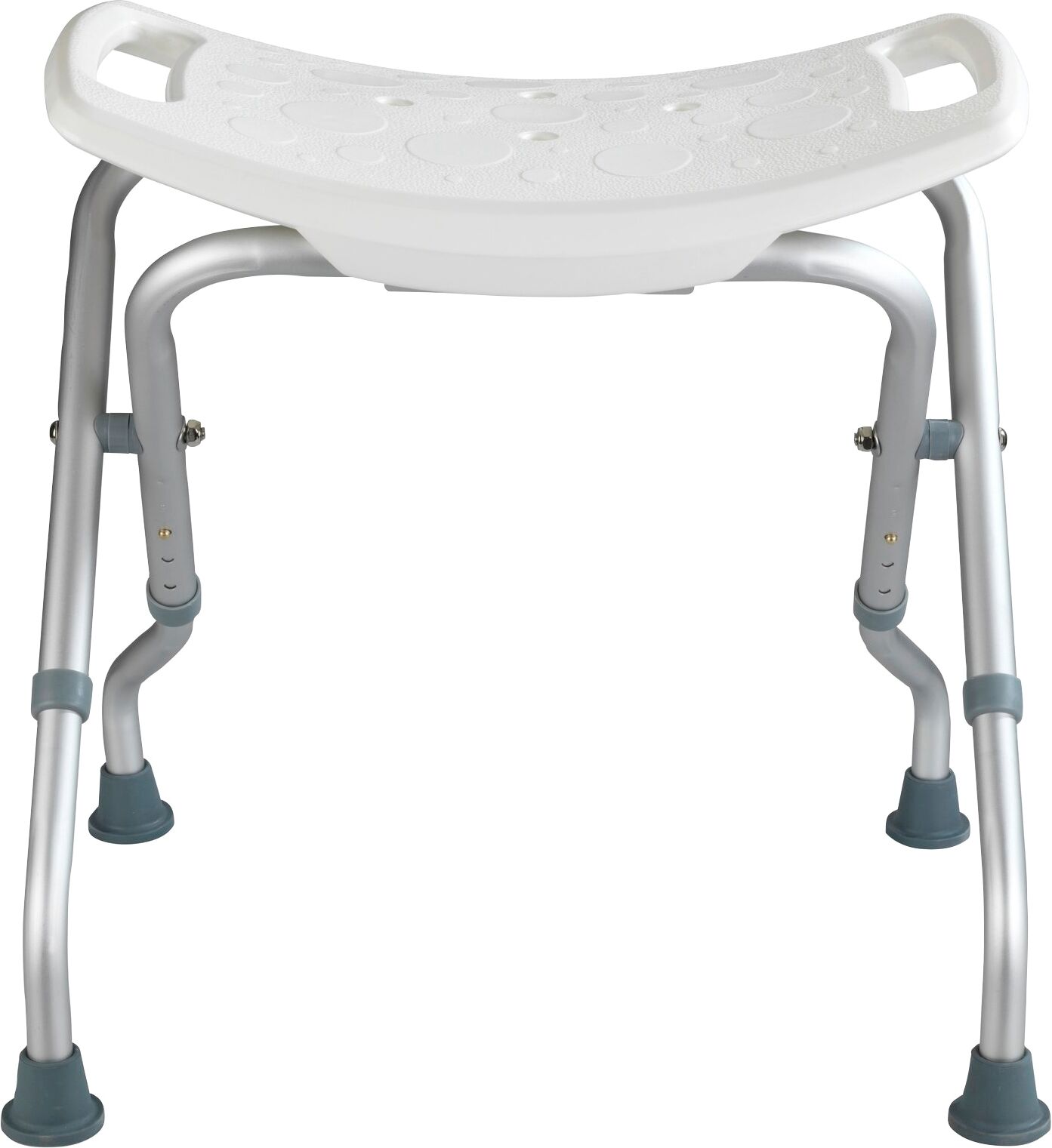 Badhocker WENKO "Secura", weiss (weiß, aluminium, grau), B:53,5cm H:48cm T:46,5cm, Hocker, Badhocker, bis 120 kg Tragkraft weiß, aluminium, grau B/H/T: 53,5cm x 48cm x 46,5cm
