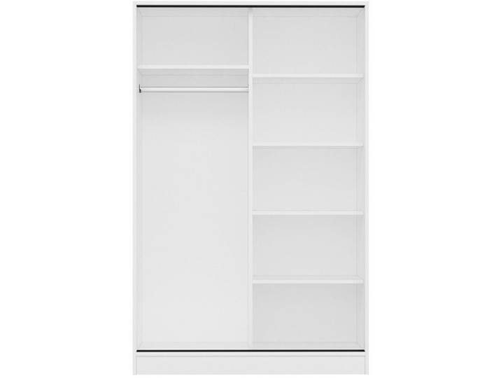 Kleiderschrank Weiss 198cm - Material: Melamin - 237
