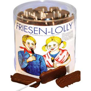 Küfa Lutscher Friesen-Lolly, ca. 1700g (1,7kg), 80 Stück