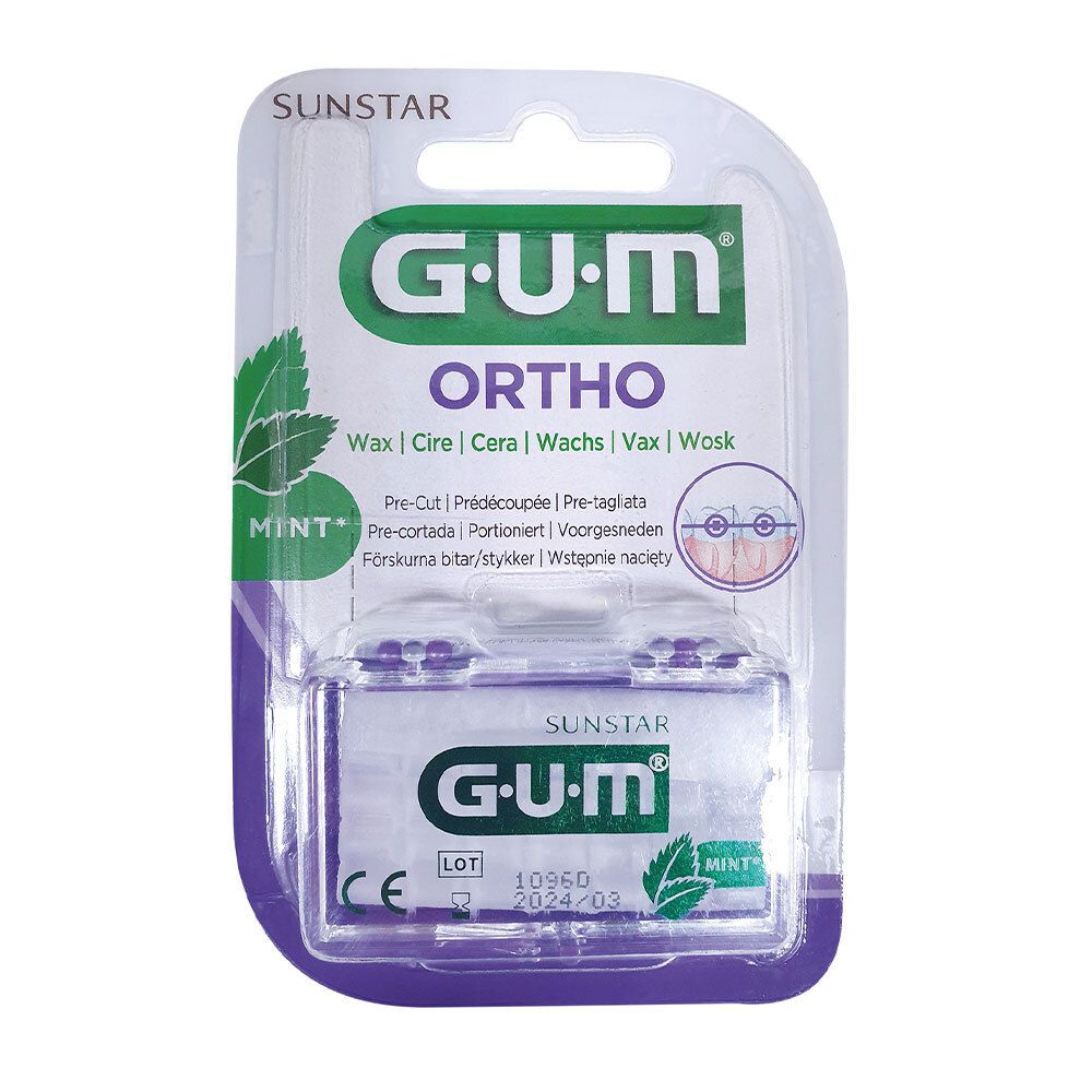 GUM Ortho Wachs mint 1 St