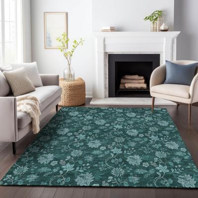 Addison Rugs Premium Washable Super Soft Floral Borderless Mayfield Rug