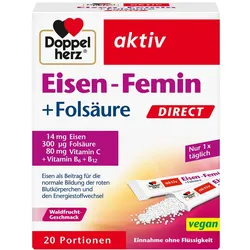 DOPPELHERZ Eisen-Femin DIRECT Pellets 20 St