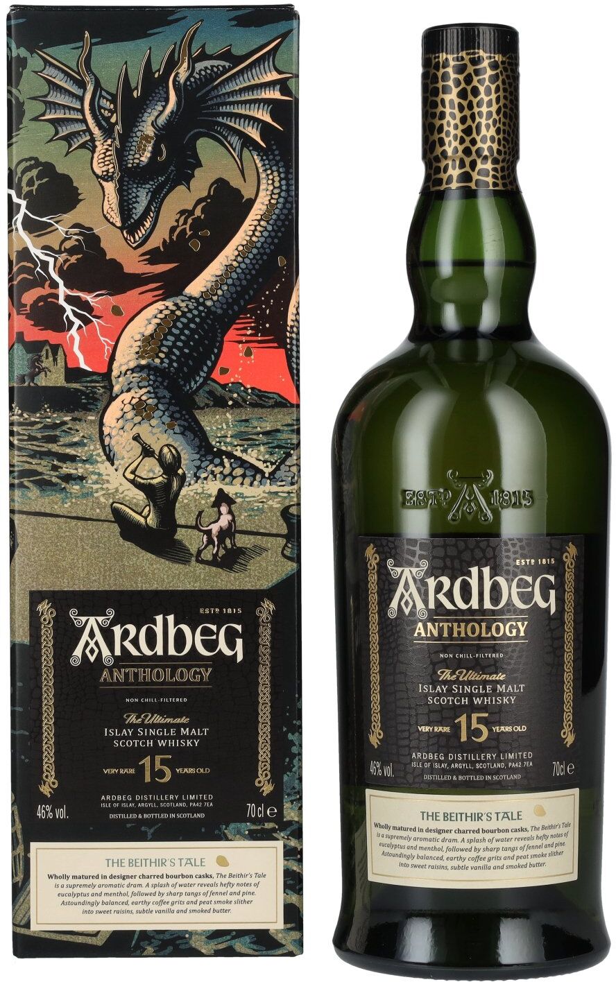 Ardbeg Whisky Ardbeg 15 Years Old The Ultimate The Beithir's Tale Islay Single Malt 46% Vol. 0,7l in Geschenkbox