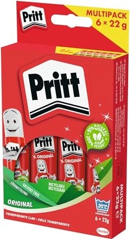 Pritt Klebestift Multipack 6 ST x 22g , 9H PS6BF