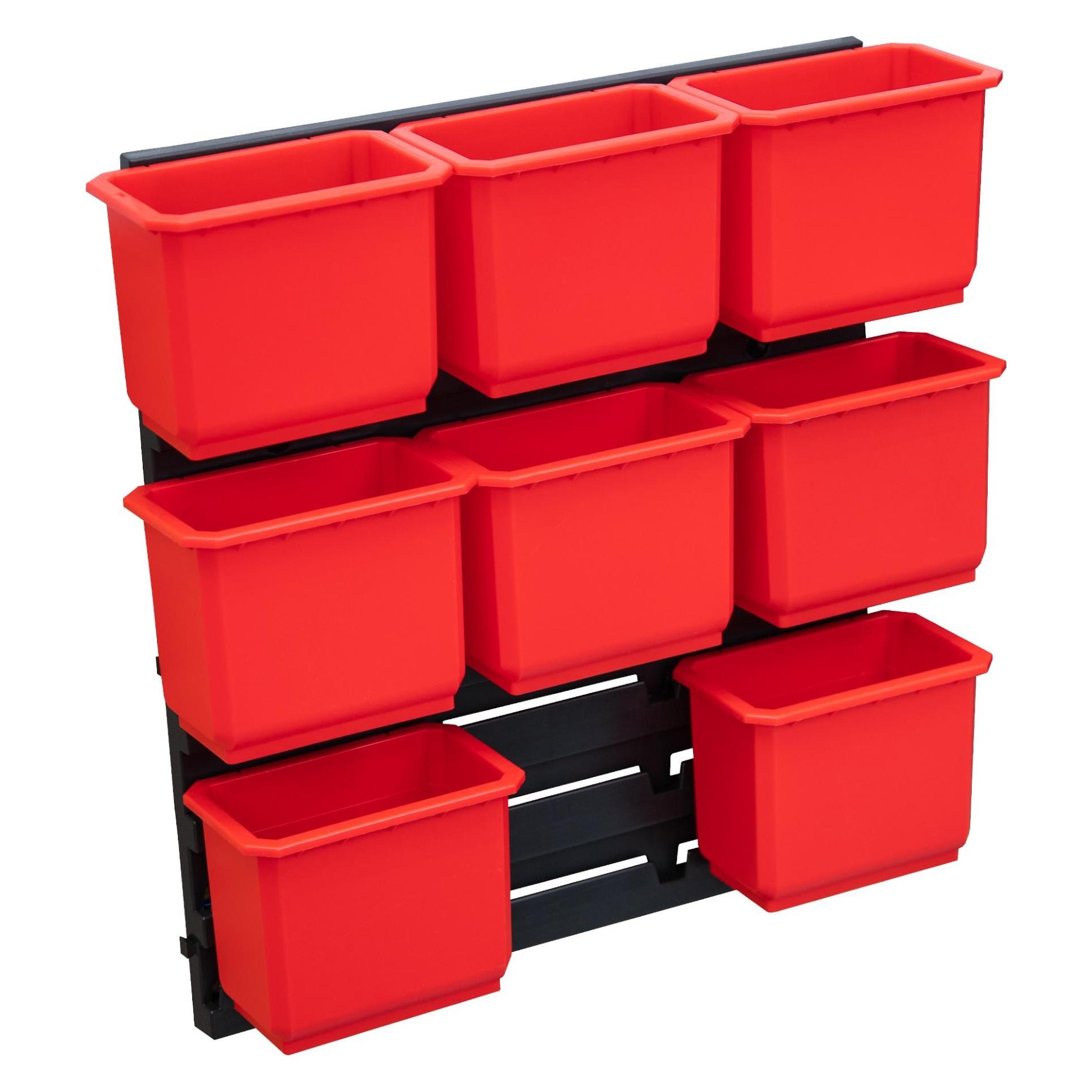 Qbrick System Container Set Nr. 2 Werkstattwand 39 x 35 cm mit 8 Behältern für System ONE und (35665294)