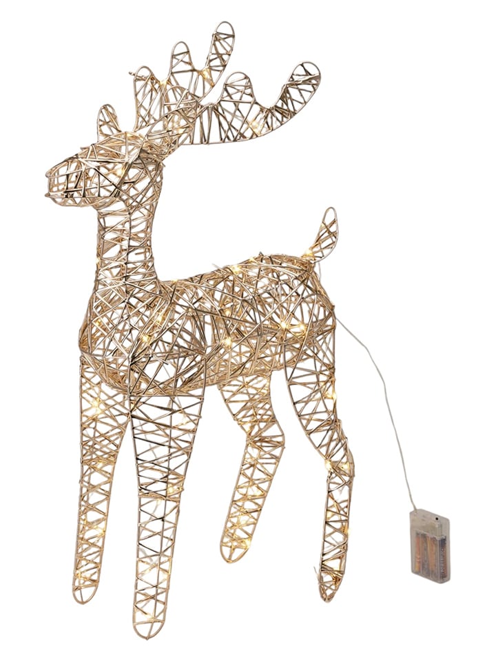 WellHome LED-Dekoleuchte in Gold - (B)36 x (H)60 x (T)14 cm - onesize