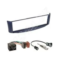 Autoradio 1-DIN Einbaurahmen Radioblende+Adapterkabel Einbauset für Smart For...