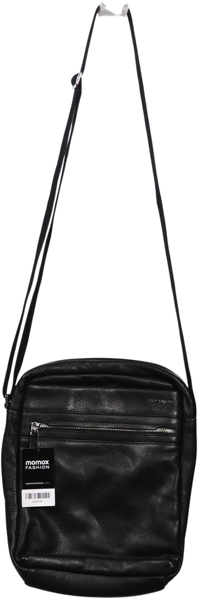 Samsonite Damen Handtasche gross Leder, Schwarz, Leder - Second Hand