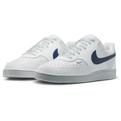 NIKE Court Vision Low Sneaker Herren 106 - white/midnight navy-pure platinum 40