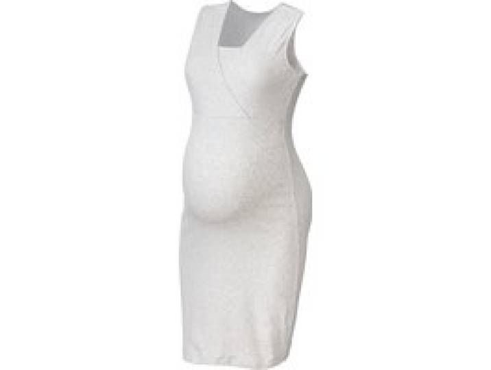 ESMARA® Robe de grossesse côtelée femme (gris)
