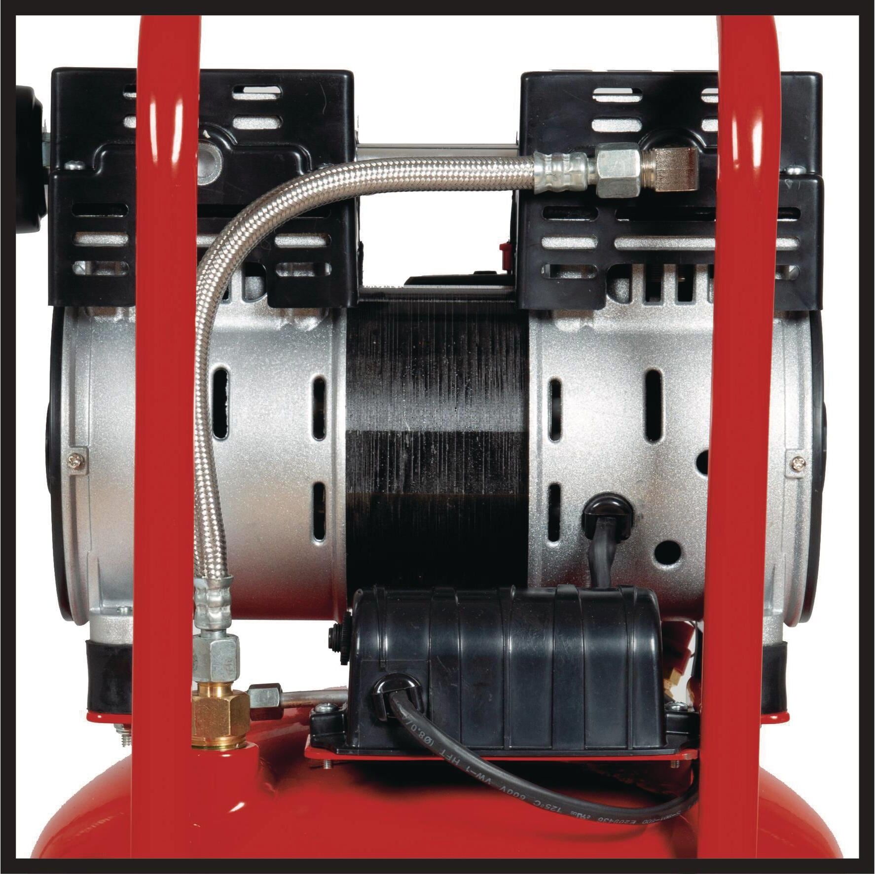 Kompressor EINHELL "TE-AC 24 Silent", rot (ohne farbbezeichnung), Kompressoren, Kompressor ohne farbbezeichnung Einheitsgröße