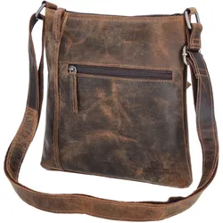 The Skandinavian Brand Leder Umhängetasche Hunter - tan