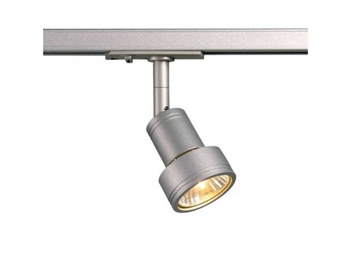 SLV Puri Strahler für 1 Phasen-Schiene silbergrau PURI, dimmbar, alu / grau / zink, für Wohn- / Esszimmer, Aluminium