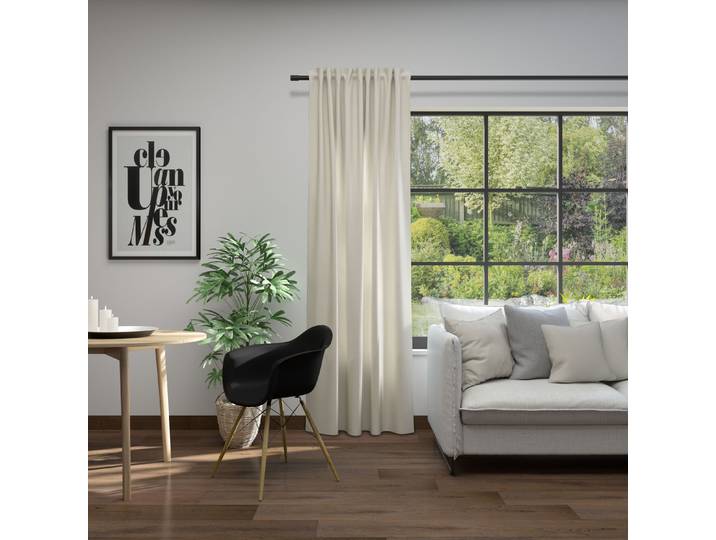Vorhang NEUTEX FOR YOU Linessa Gr. 1, beige, B:137cm H:245cm, Jacquard, Polyester, Gardinen, Vorhang, HxB: 245x137, Schal mit verdeckten Schlaufen