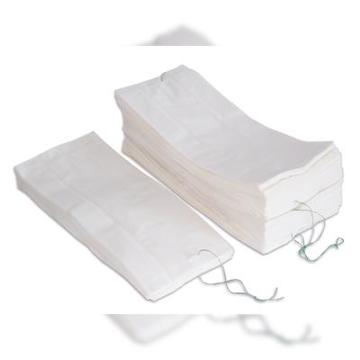 Nette 1000 Faltenbeutel weiß unbedruckt Brötchentüten 20+8x41cm