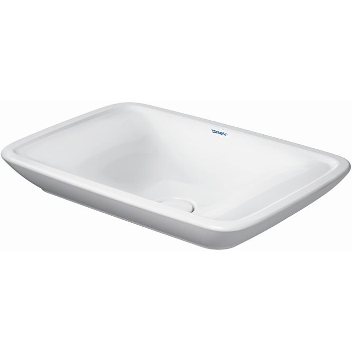 Duravit Design Classics Aufsatzbecken Universal 03697000001 ohne Überlauf, Weiß Hochglanz, 700 mm, wondergliss
