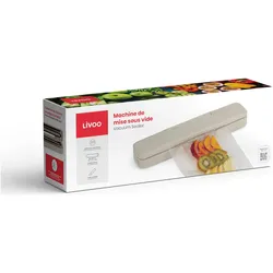 Livoo Vakuumversiegelung, Lebensmittelverpackung, Beige