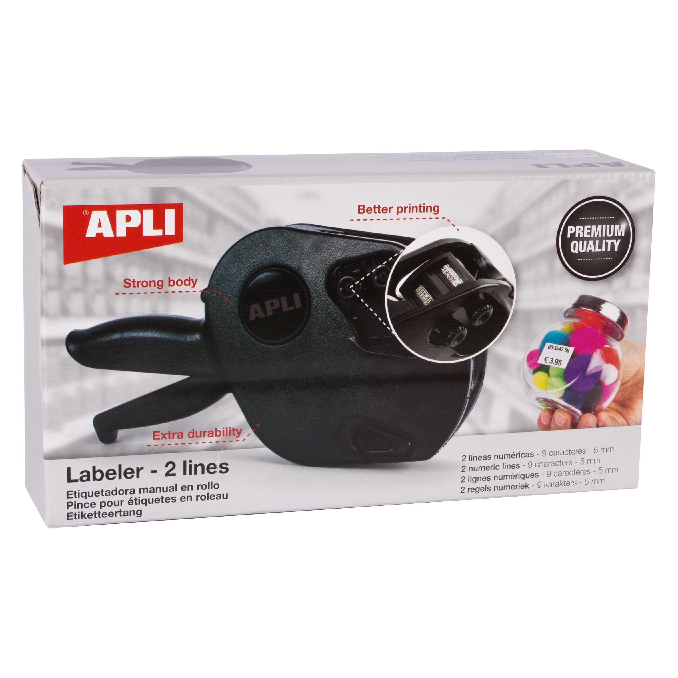Agipa Preisauszeichner 102365, 2-zeilig, 9-stellig (102365)