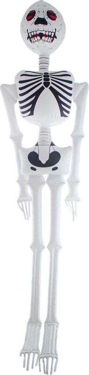 Groot opblaasbaar skelet voor volwassenen voor Halloween