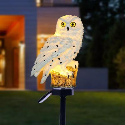Daily Deals Depot Outdoor Solar Power Led Owl Light Garden Yard Landscape Decor Lamp Waterproof Outdoor Solar Power Led Owl Light Garden Yard Landscape Decor Lamp Waterproof