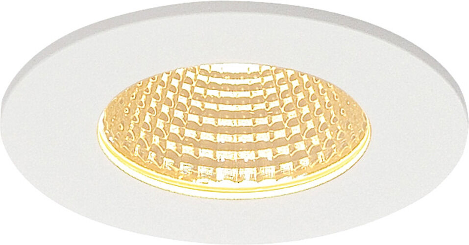 SLV Patta-F Deckeneinbauleuchte, Rund, Mattweiss, 9w, 38°, 3000k, Inkl. Treibe - Downlights
