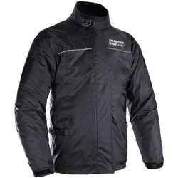 Oxford, Motorrad Regenbekleidung, Unisex Thermal Waterproof Over Jacket Rainseal Thermo-Überjacke, wasserdicht, Schwarz, XXL (Damen, Herren, XXL)
