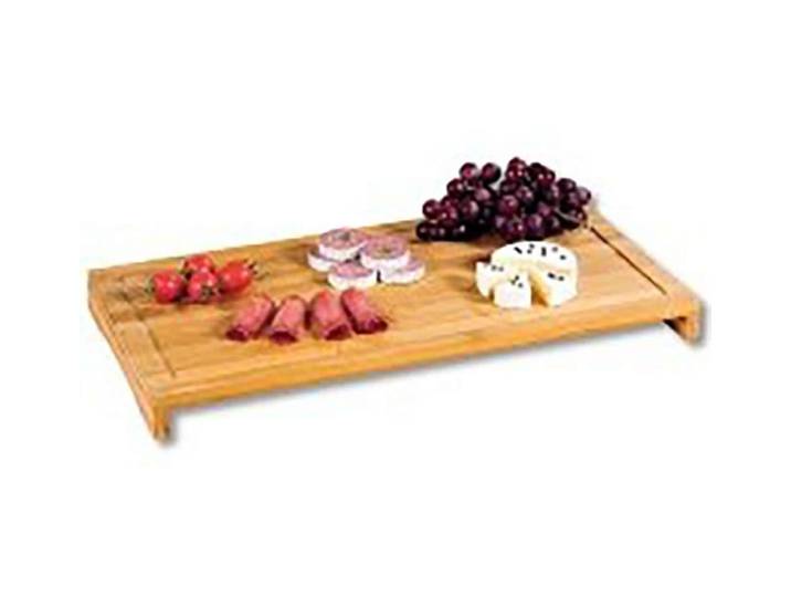 Schneidebrett KESPER Kesper Schneide- & Abdeckplatte Bambus 54 x 28 x 4.3 cm , braun, B:28cm H:0,43cm L:54cm, Schneidebretter, Schneidebrett