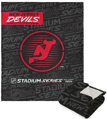 Northwest NHL 2024 NHLSS Turnpike New Jersey Devils Silk Touch Sherpa Throw