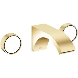 Dornbracht Cyo Dreiloch-Wand-Armatur 36707811-38 für Waschtisch, Ausladung 160mm, ohne Ablaufgarnitur, messing