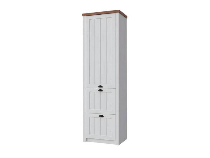 Xlmoebel Kleiderschrank XLMOEBEL Kleiderschrank Holz weiß mit Schubladen und Kleiderbügel (Kleiderschrank, 1-St., Kleiderschrank) Made in Europa