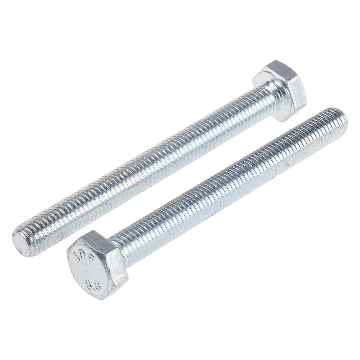 RS PRO ZnPt stl high tensile set screw,M10x100 (9172933)