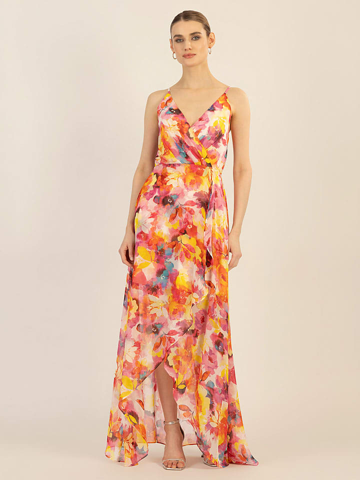 APART Kleid in Pink/ Bunt - 46