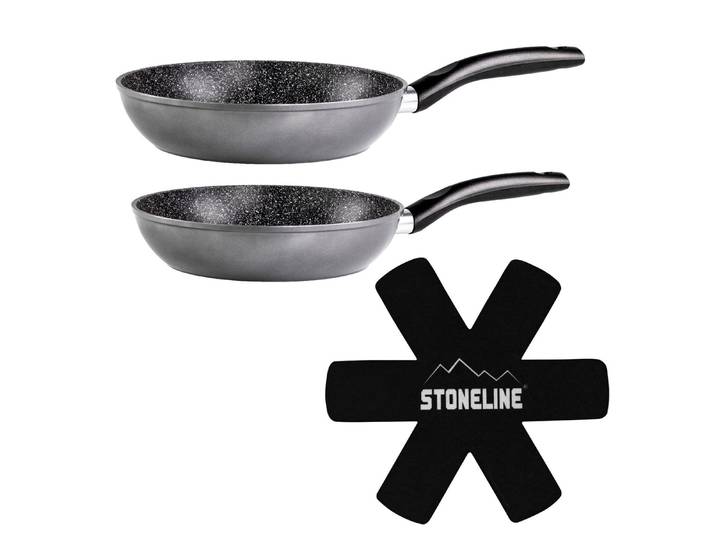 STONELINE® Pfannen-Set, 3-teilig, Anthrazit