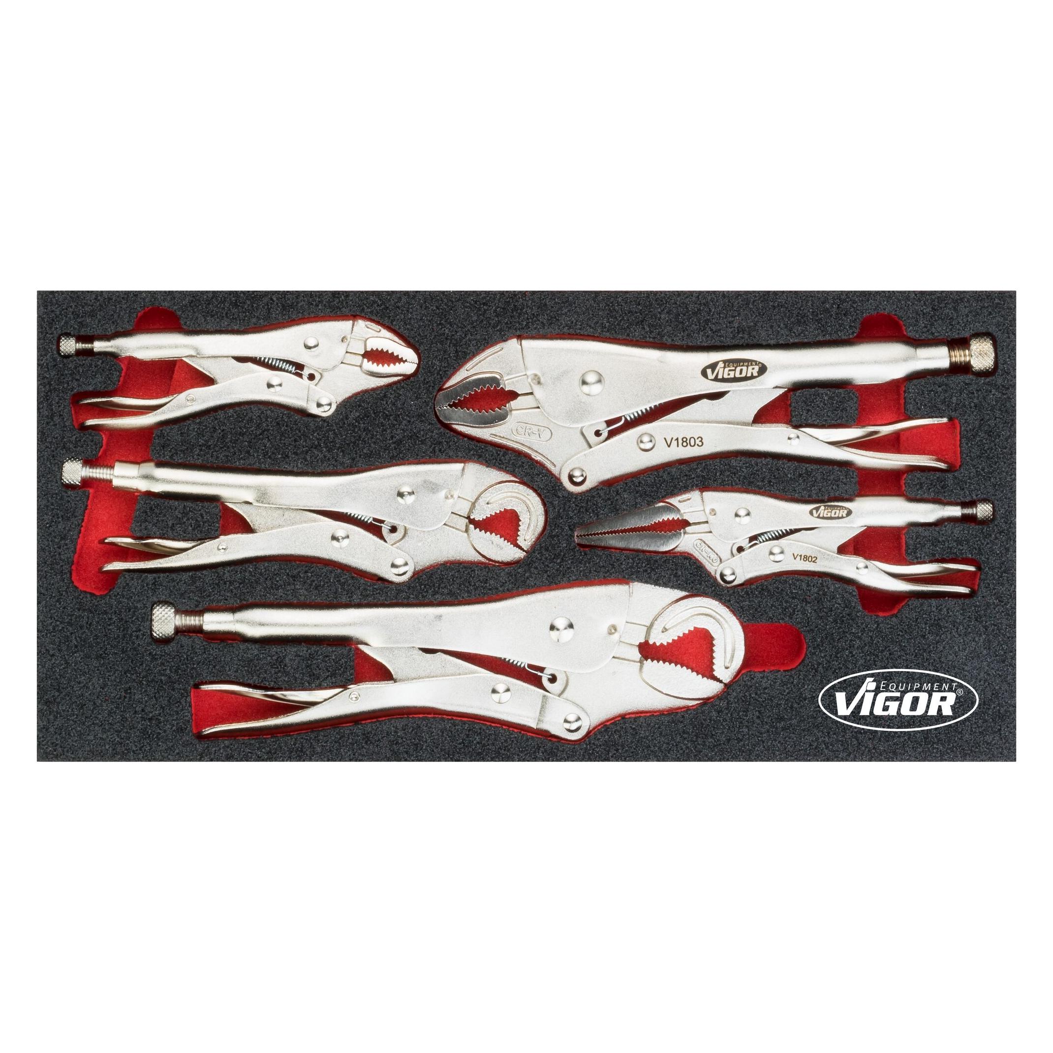 Vigor WEICHSCHAUMEINLAGE 1/3+ GRIP-ZANGEN (393 mm) (V5004)