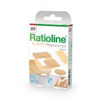 RATIOLINE elastic Pflasterstrips in 4 Größen 20 St